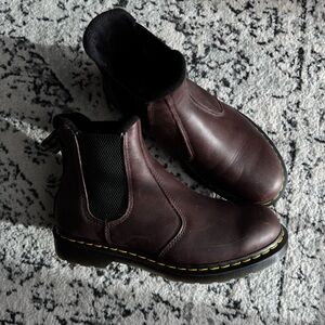 lands end swim dress Dr. Martens 2976 Grizzly Fleece Lined Chelsea Boots